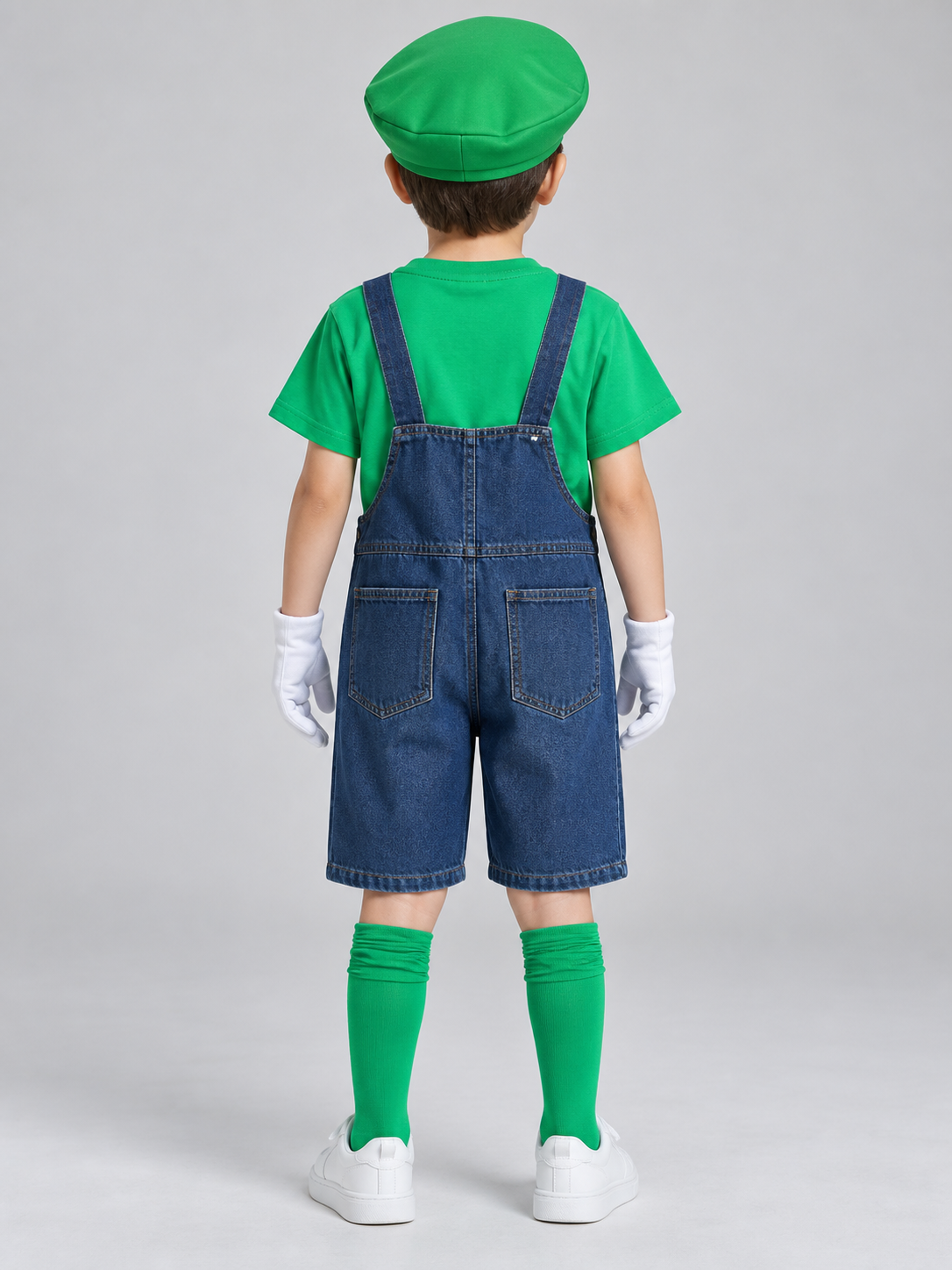 Kids' Costume Set with T-Shirt, Cap, and Mustache