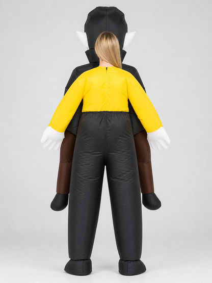 Inflatable "Vampire Carrying a Person" Costume for Parties