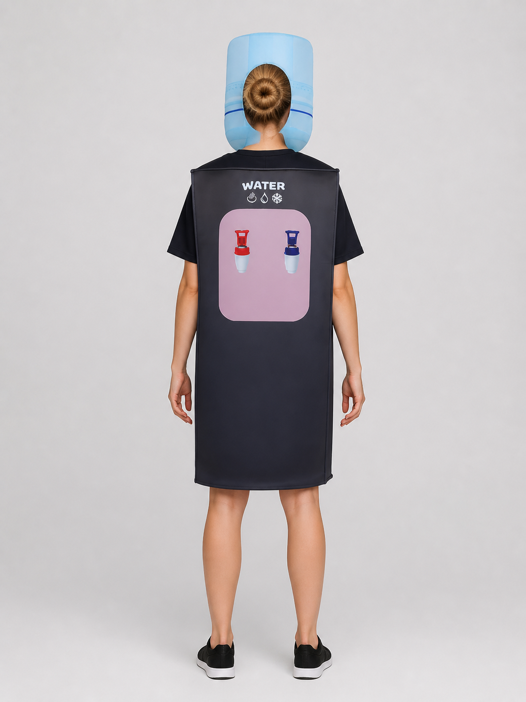 3D Water Cooler Sleeveless Costume back view