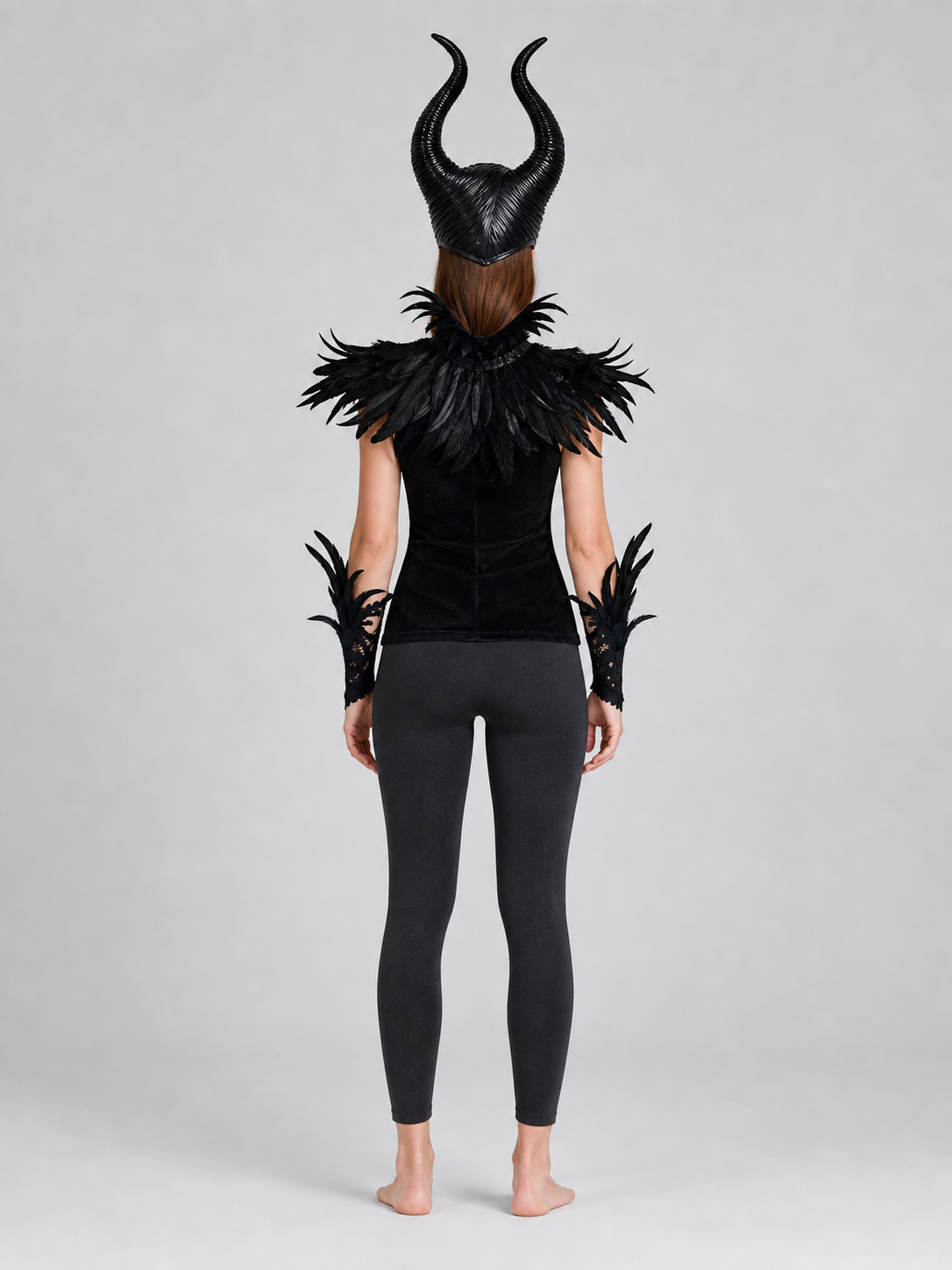 Carnival Headpiece with Black Horns