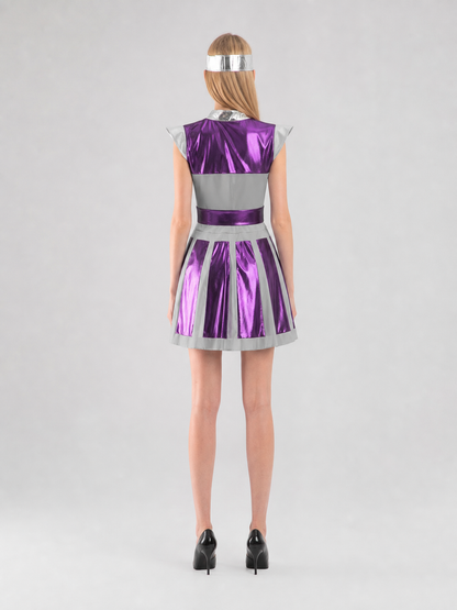 Alien Costume Dress with Headband for Cosplay