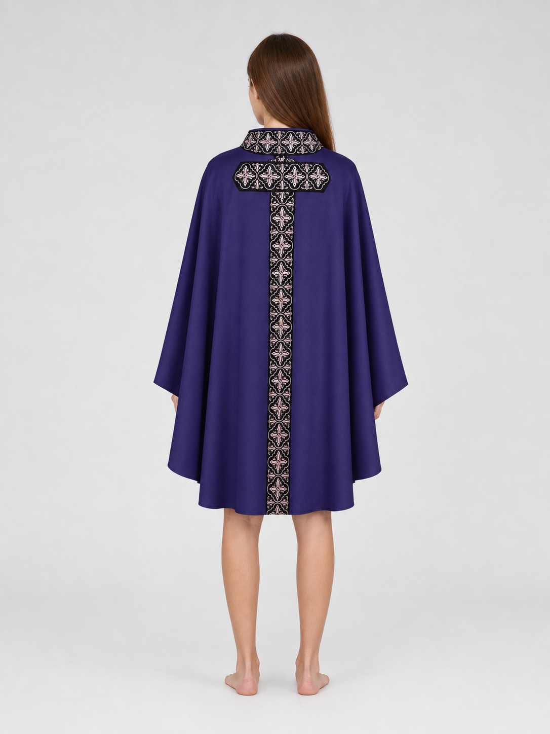 Cosplay Robe with Geometric Pattern