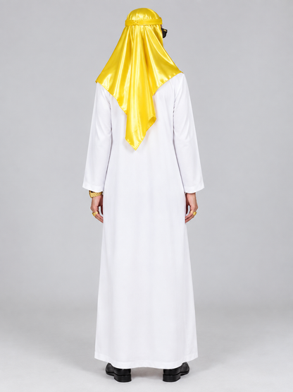 Themed Costume with Yellow Head Scarf and Accessories