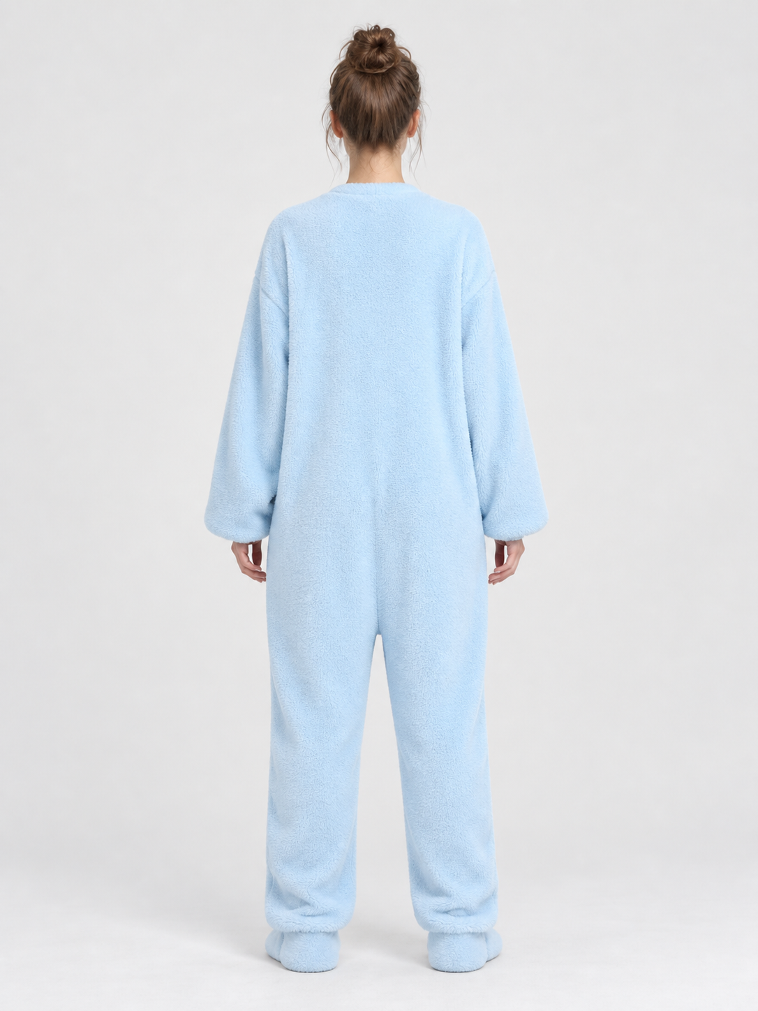 Insulated Fleece Jumpsuit Pajama in Coral Fleece