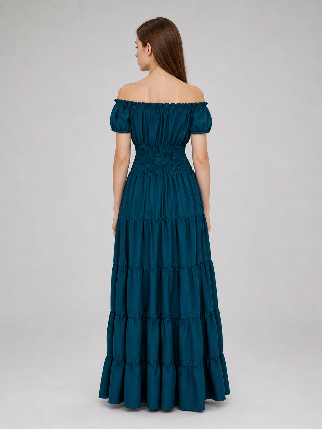 Medieval Irish-Style Tiered Dress