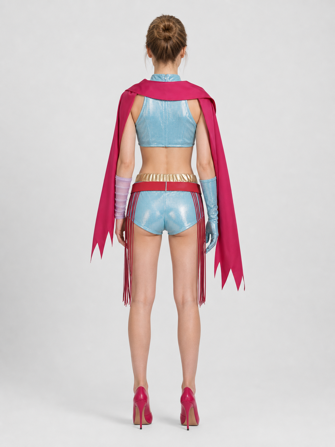 Gazelle Cosplay Costume from Zootopia 2, 6 Pieces back view