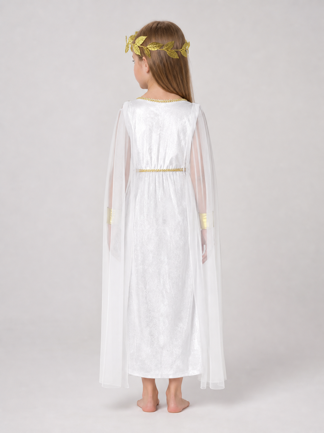 Ancient Greek Goddess Costume with Cape and Accessories