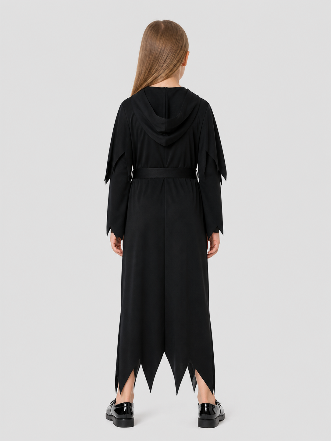 Hooded Grim Reaper Cosplay Costume for Halloween back view
