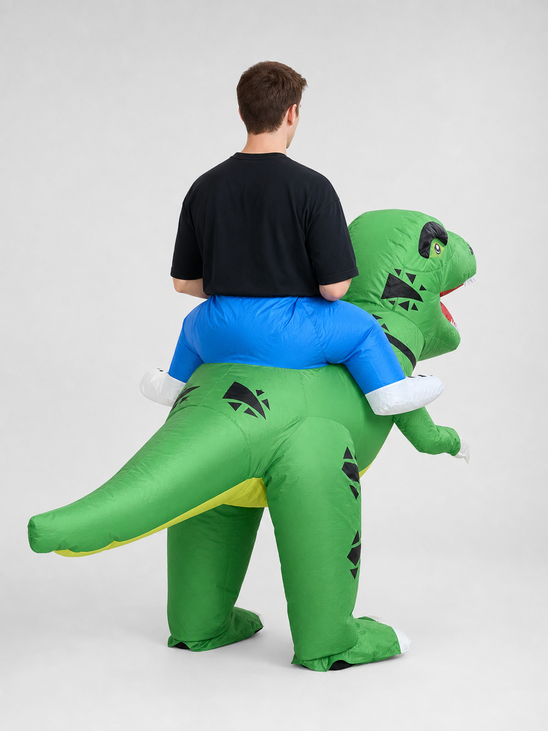 Green Inflatable Dinosaur Costume, One Size