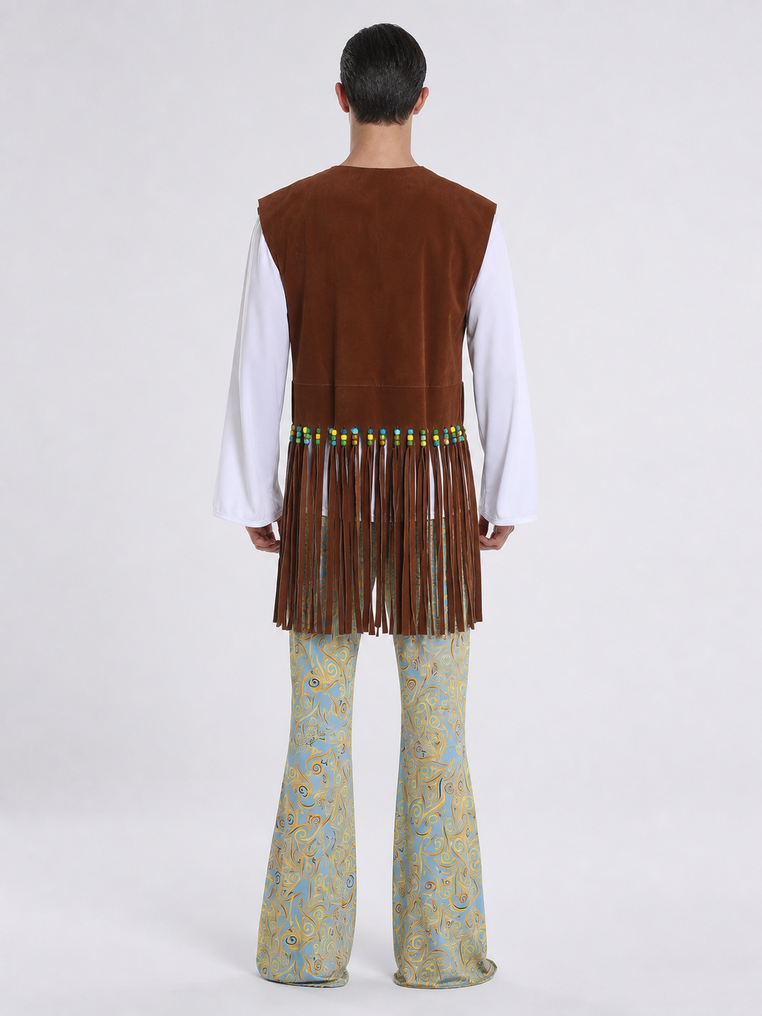 Retro Stage Costume with Vest and Pants