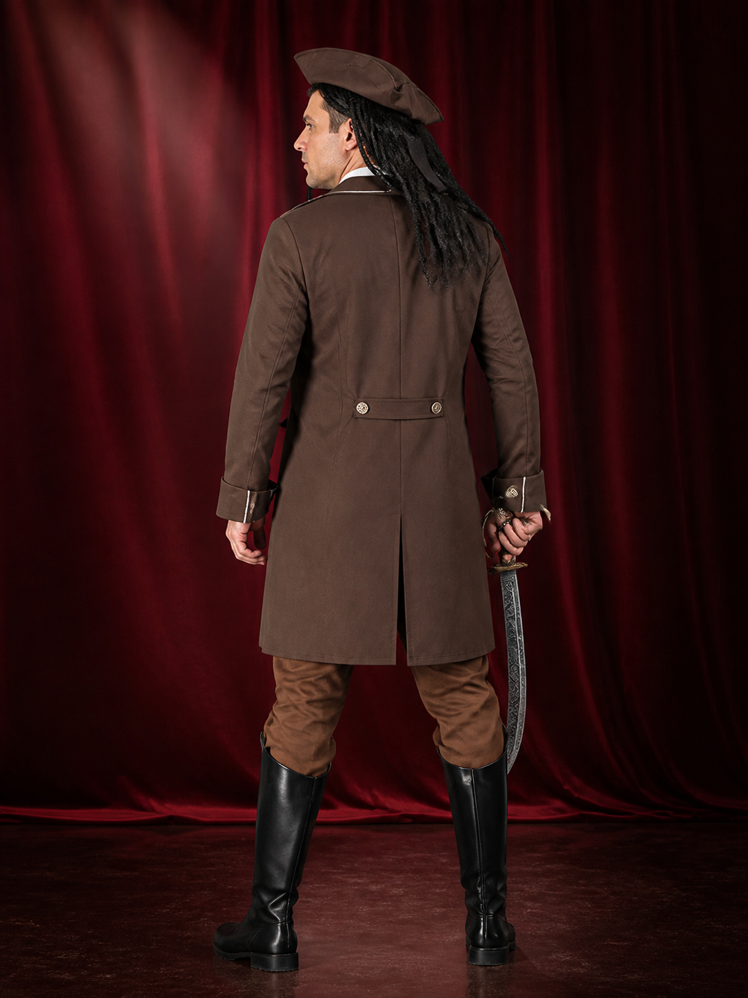 Pirate Costume in a Pirates of the Caribbean Style for Masquerades