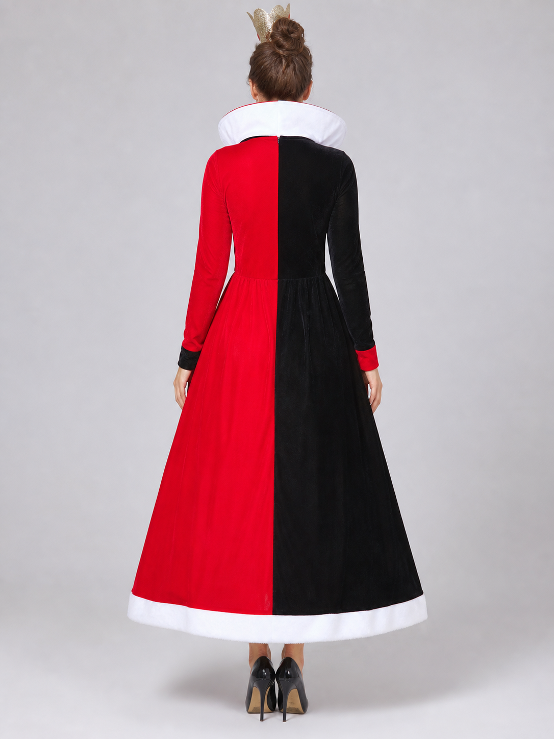 Long Red Queen Carnival Dress