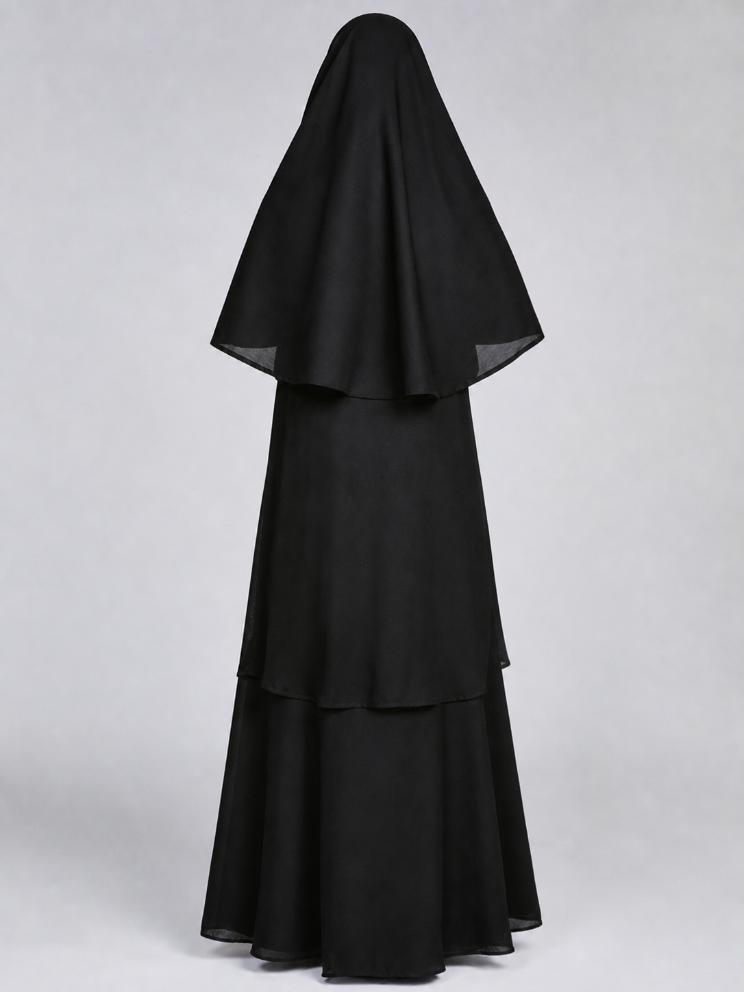 Halloween Costume with Black Veil