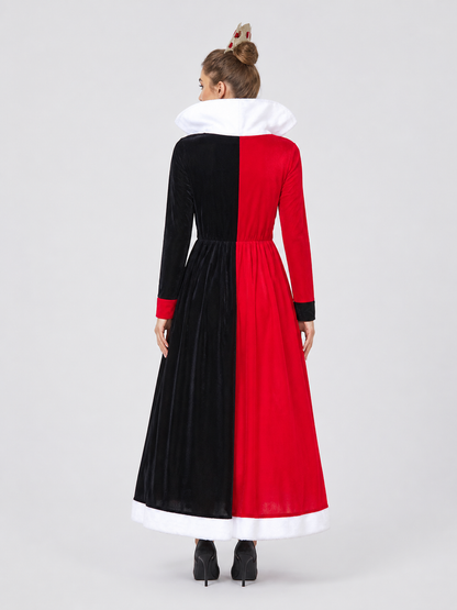 Red Queen Dress for Halloween, M-XL back view