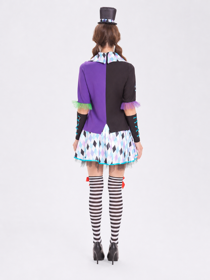 Clown Costume with a Full Skirt