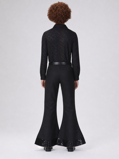 Disco-Style Stage Costume: Shirt and Pants