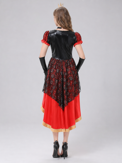 Red Queen Costume Dress for Cosplay