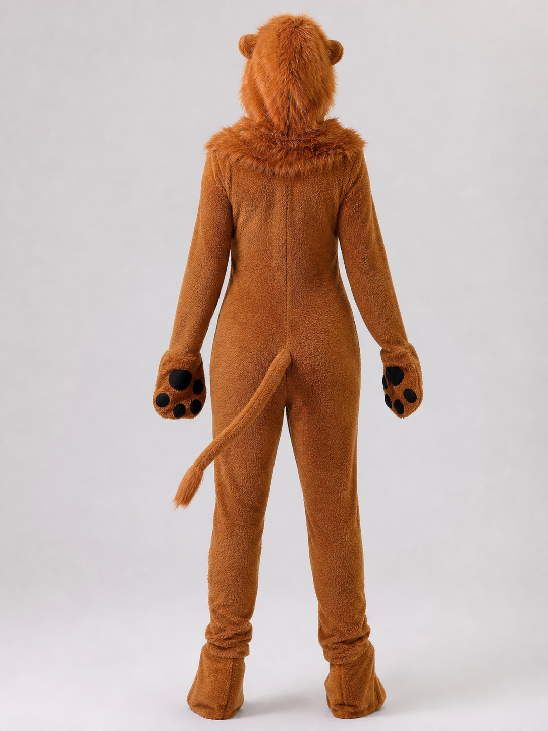Lion Costume with Hood for Parties