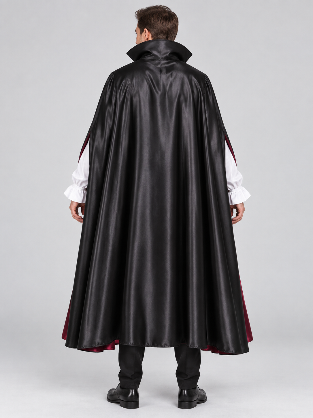 Vampire Halloween Costume with Cape and Vest