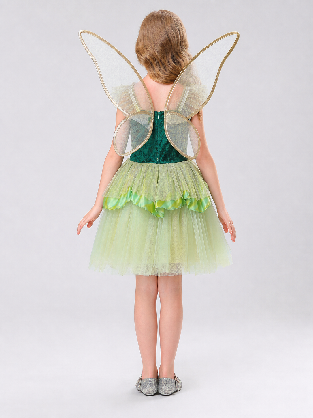 Fairy Costume with Wings and a Full Skirt