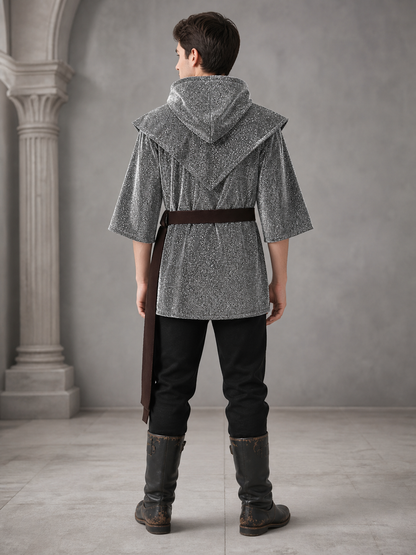Medieval Knight Costume with Hood