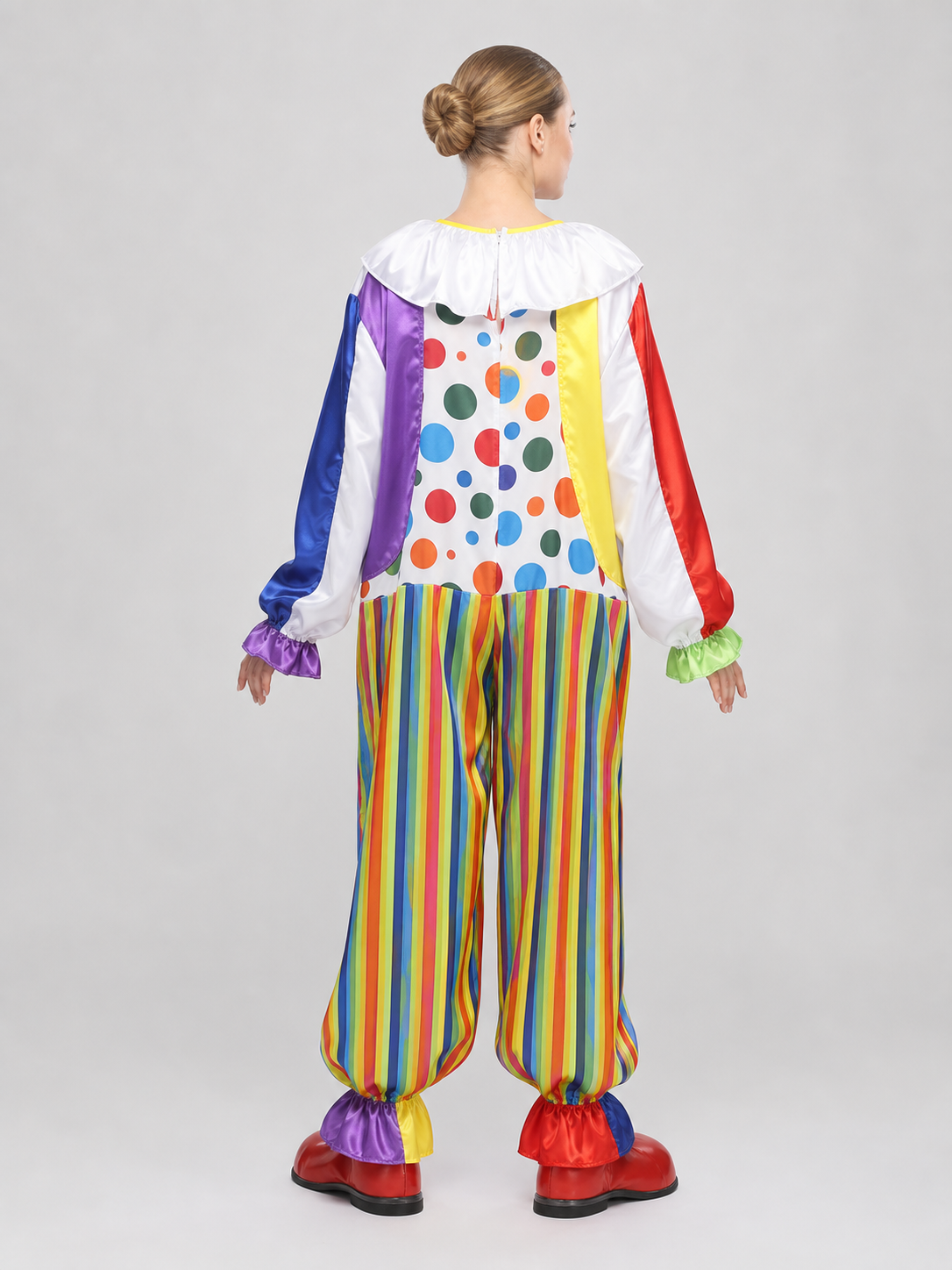 Show-Style Clown Costume, Party Jumpsuit