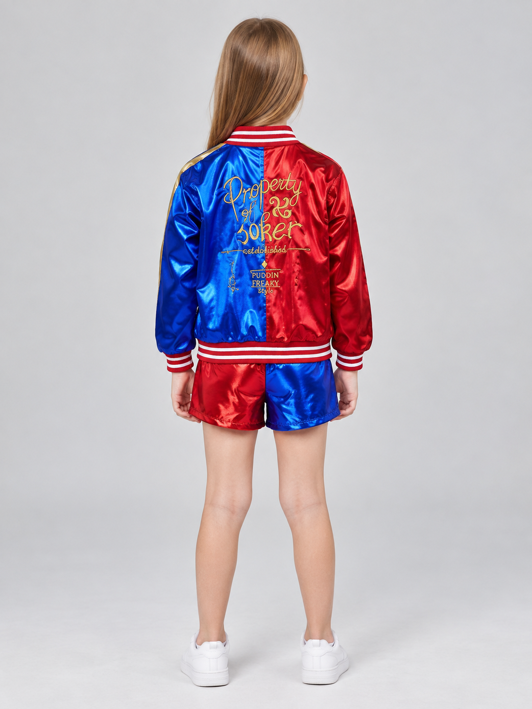 Kids' Carnival Cosplay Costume, 3 Pieces, Zipper Closure