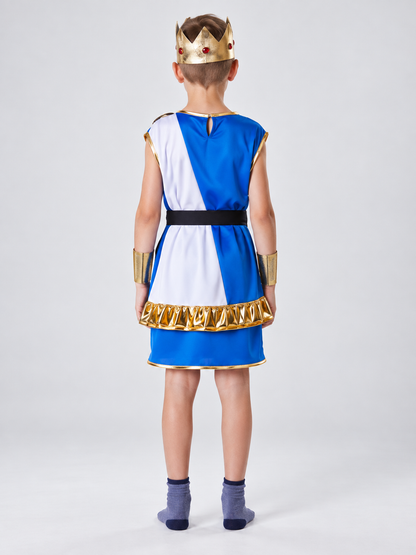 Children's Carnival Costume in Ancient Greek Style back view