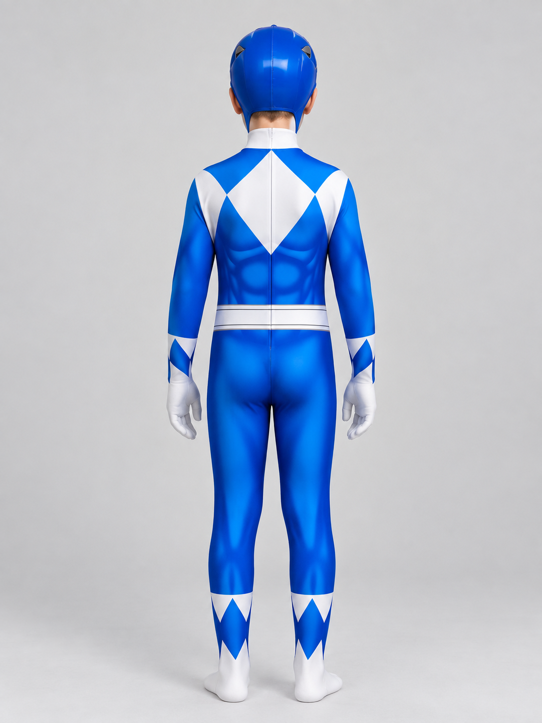 Kids' Blue Cosplay Carnival Costume with Helmet