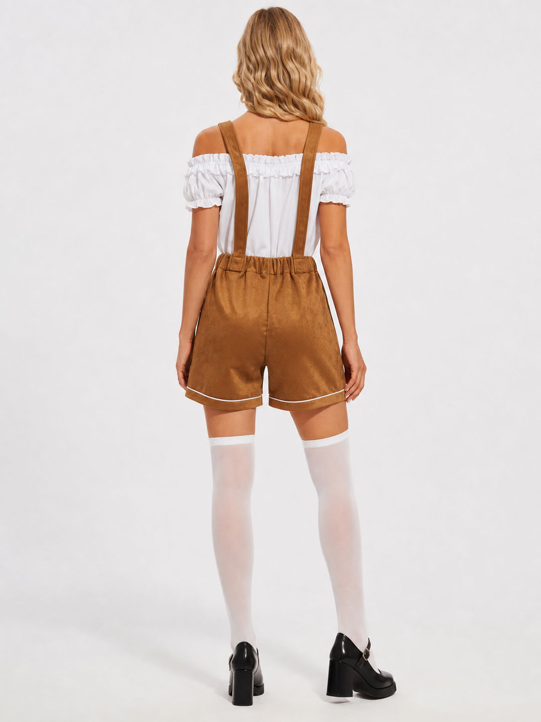 Bavarian Stage Costume with Bib and Embroidery