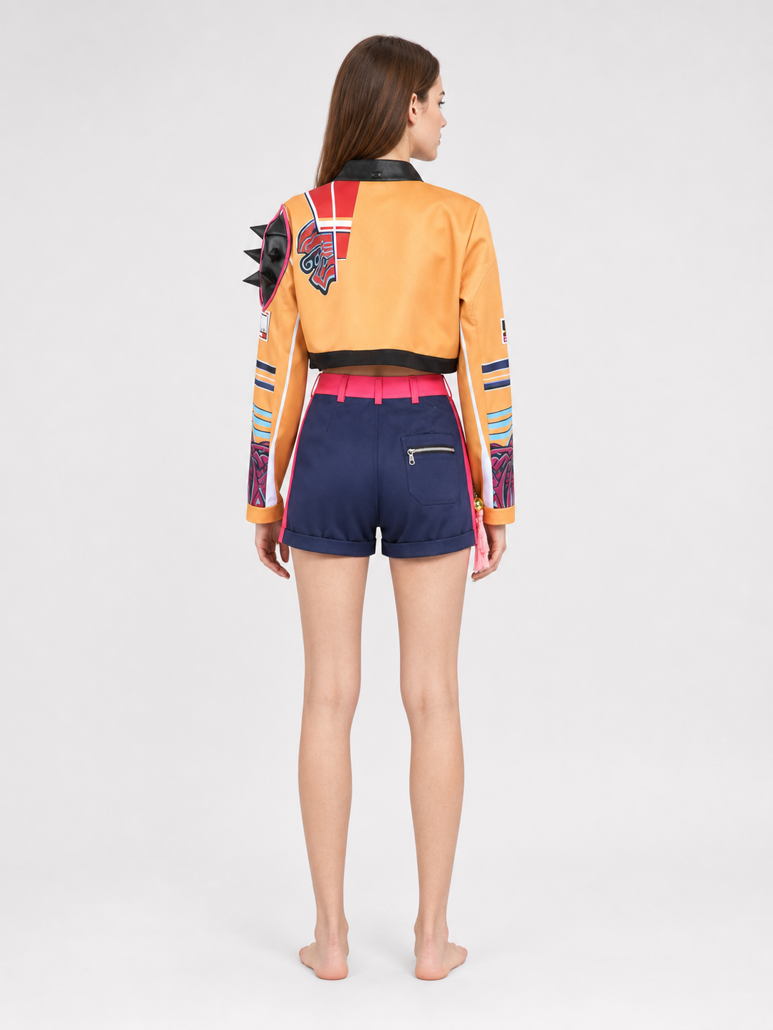 Cosplay Costume: Jacket, Vest, Shorts, and Accessories