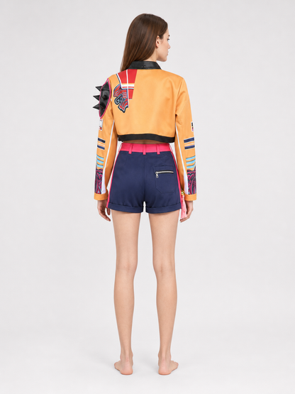 Cosplay Costume: Jacket, Vest, Shorts, and Accessories
