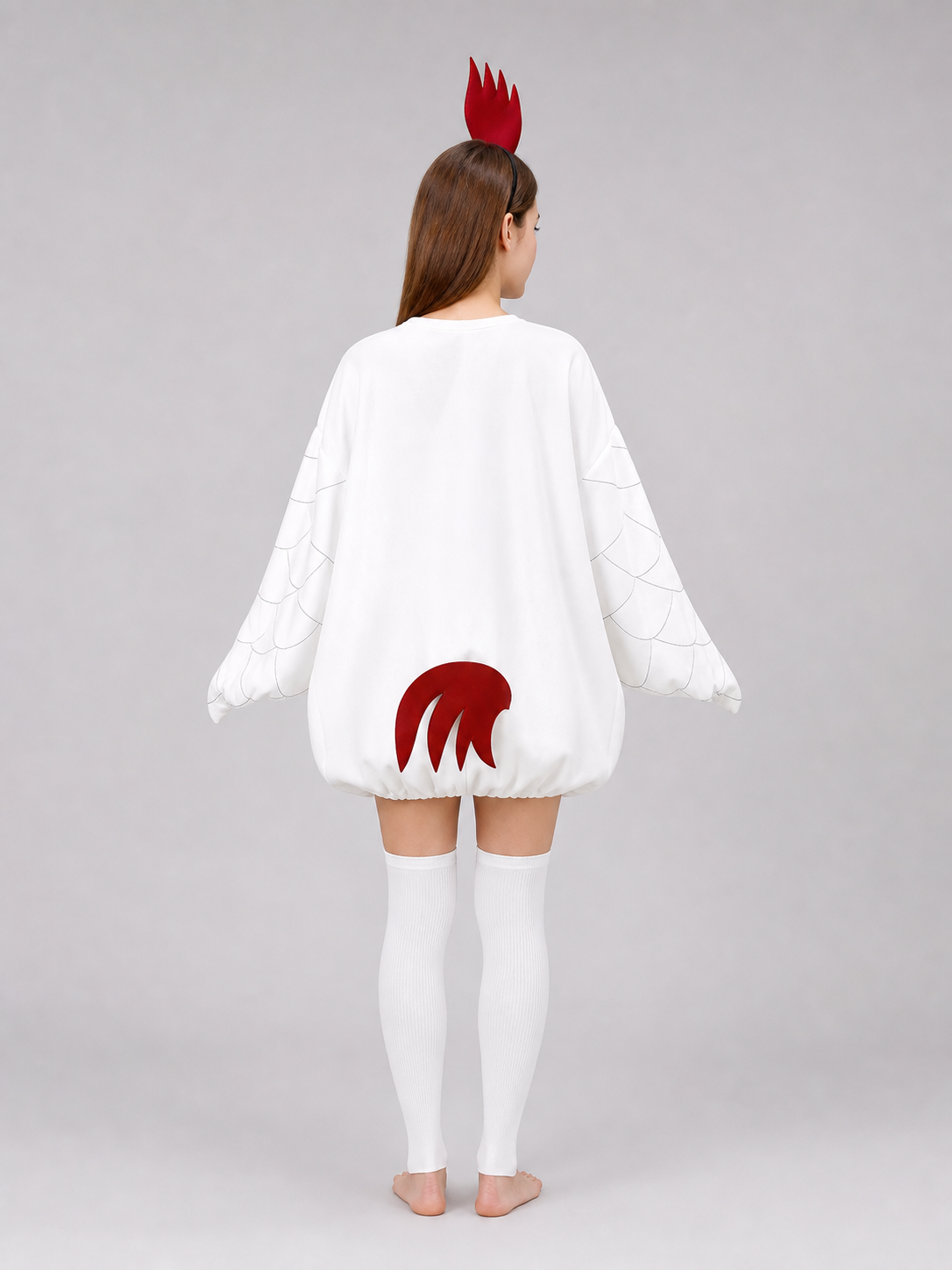 Adult Chicken Costume with Wings and Accessories