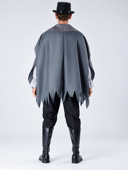 Vampire Costume: Cape, Vest, Hat