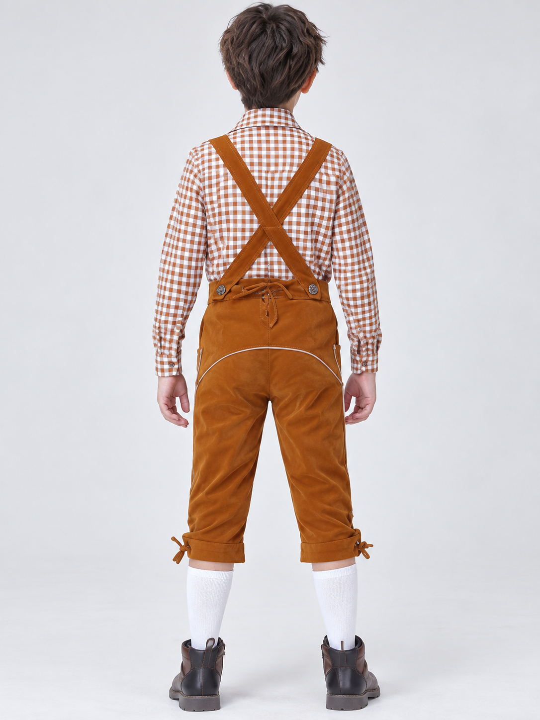 Bavarian Yellow-Brown Suspender Breeches