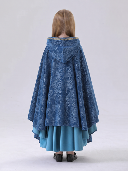 Hooded Vampire Costume: Dress and Cape