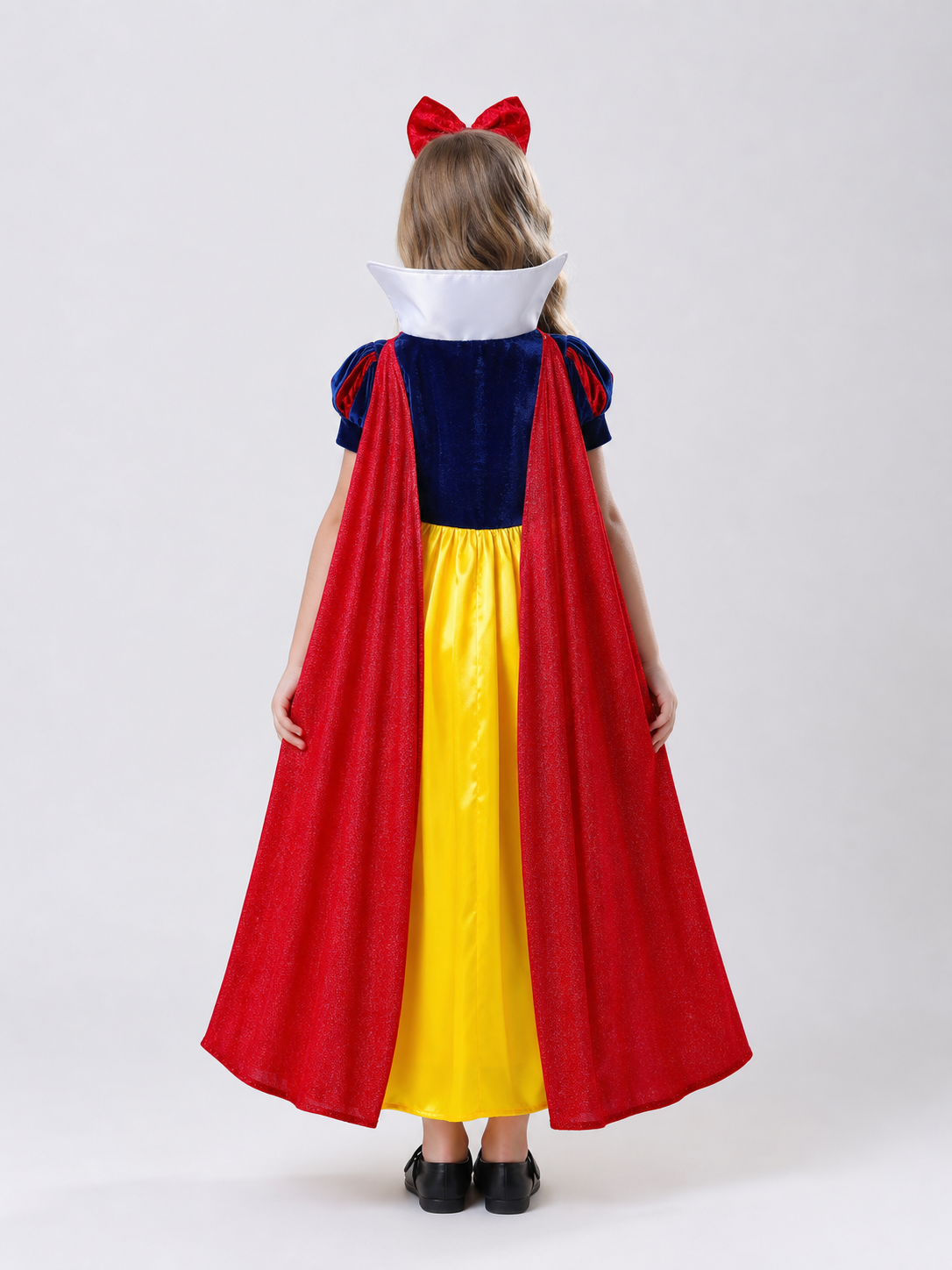 Princess Carnival Costume with Cape and Bow
