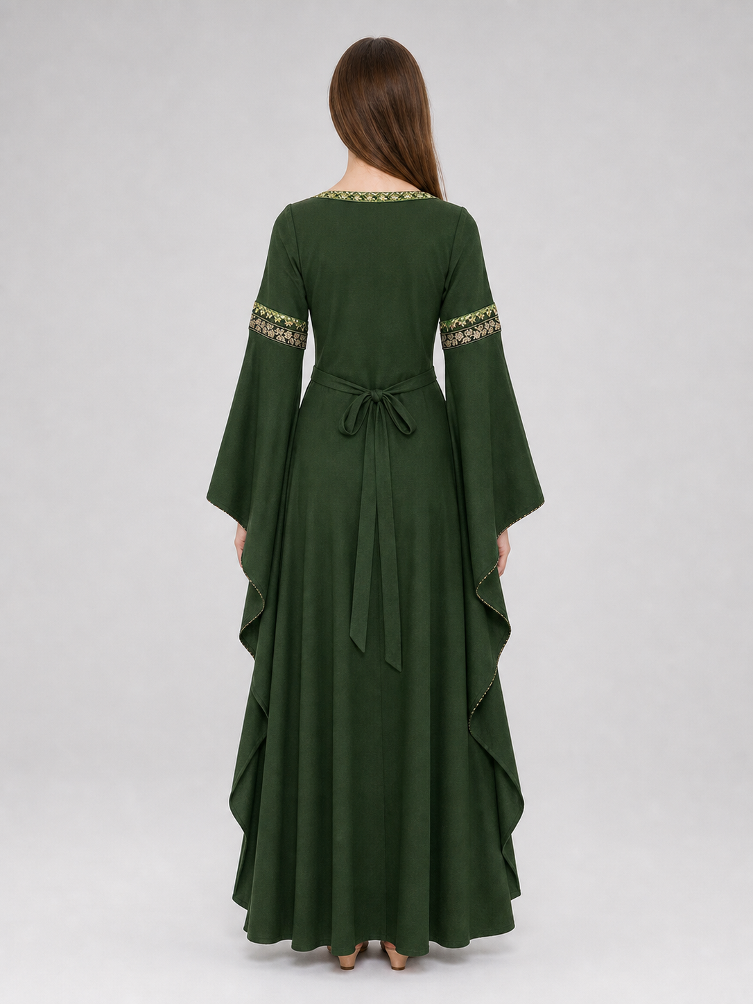 Historical Renaissance Long Dress with Lacing