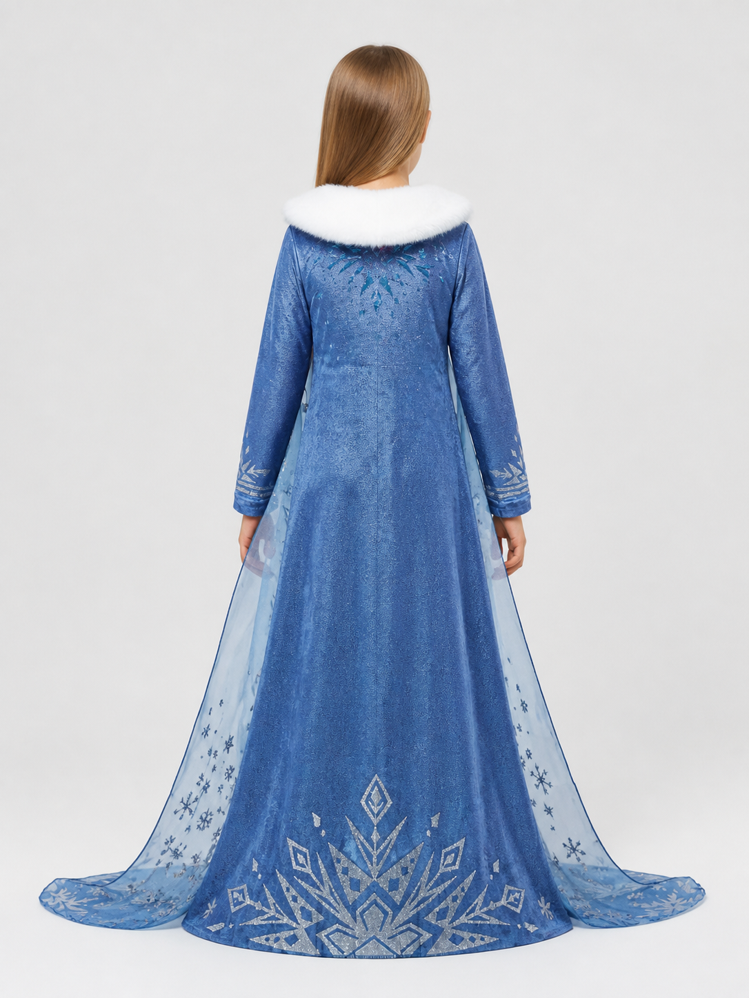 Ice Queen Costume with Cape back view