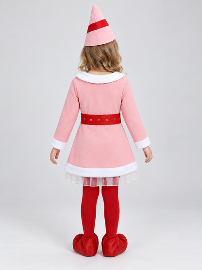 Children’s Carnival Dress Costume with Belt back view