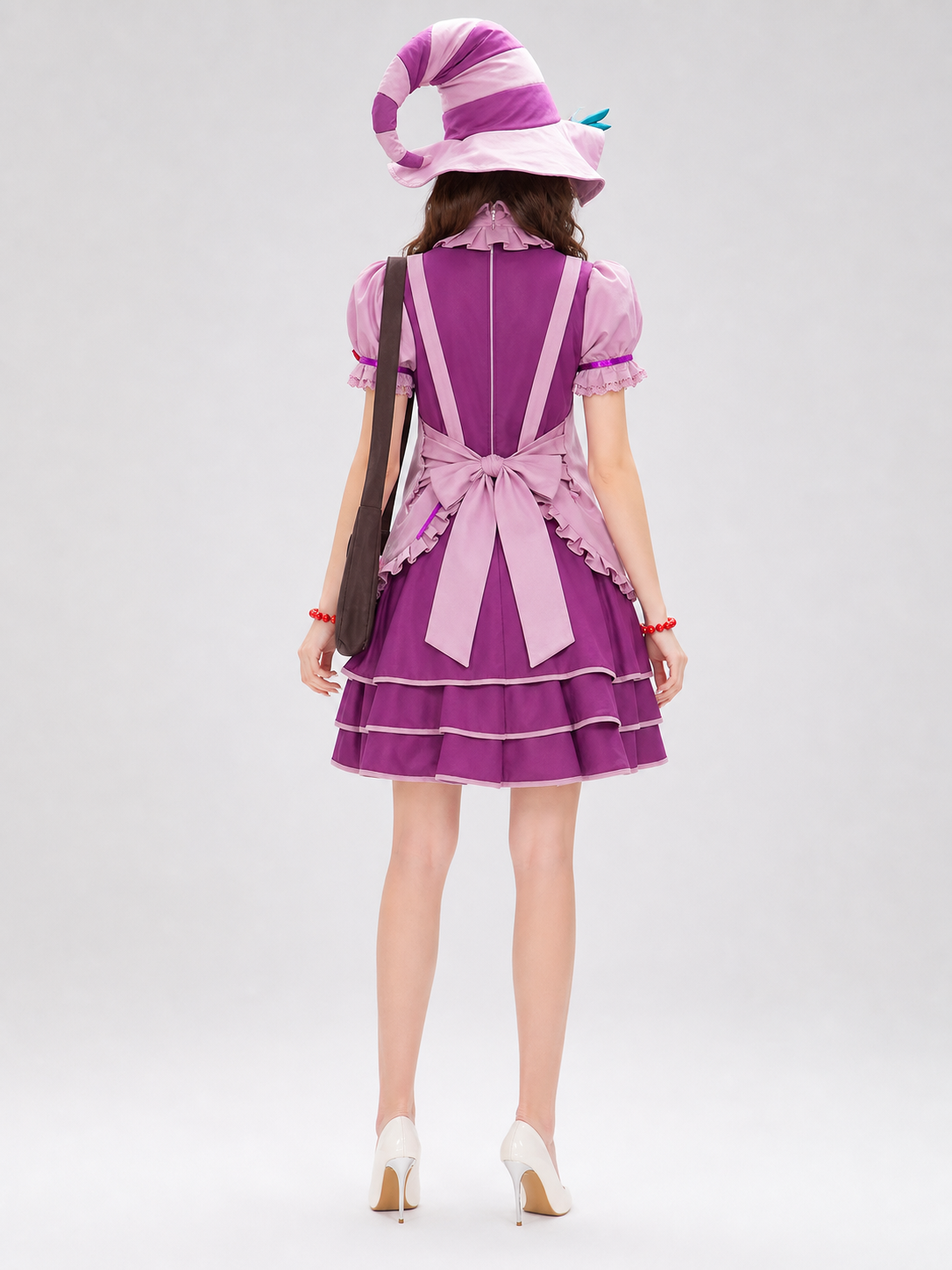 Halloween Costume with Striped Hat and Collar