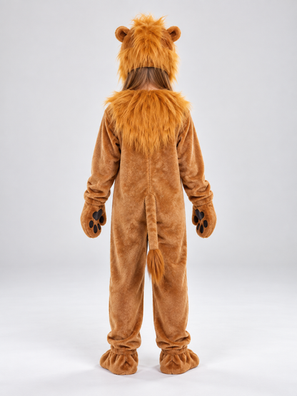 Lion Carnival Costume with a Full Mane back view