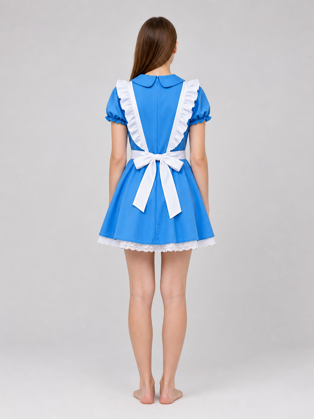 Blue and White Alice Costume Dress with Accessories