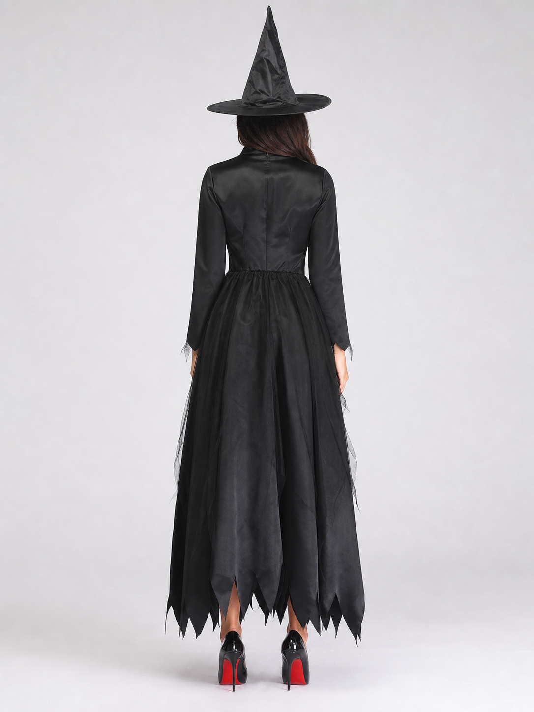 Witch Costume with Hat for Cosplay and Halloween