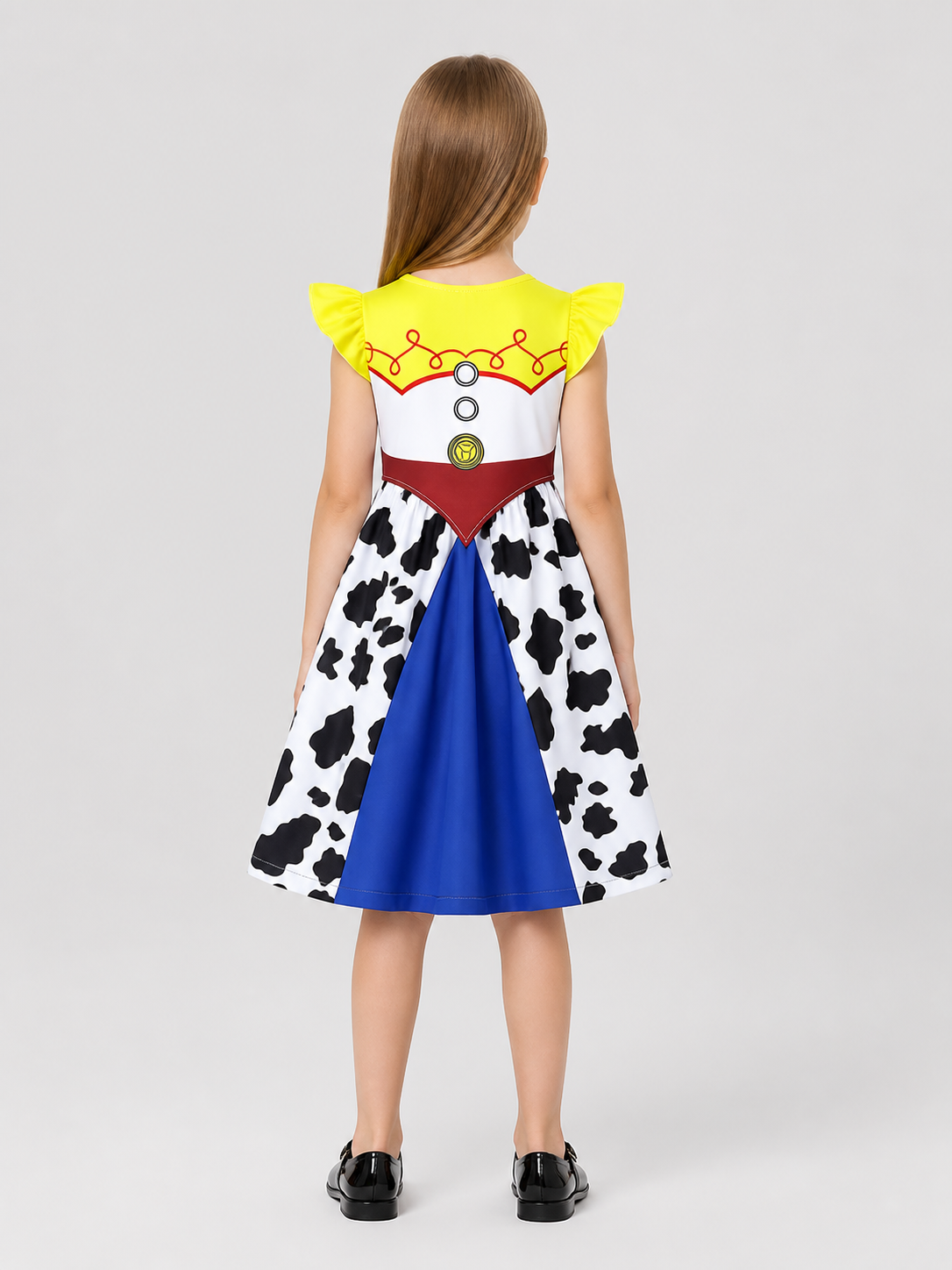Jessie Costume from Toy Story: Top and Skirt back view