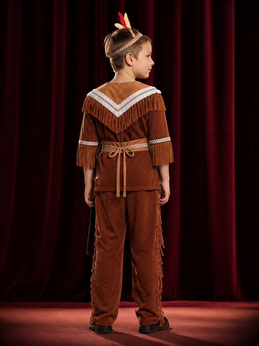 Indian Chief Halloween Costume B-0223 back view