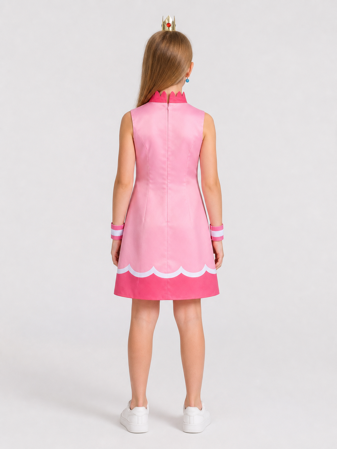 Rosalina Costume: Dress, Crown, and Accessories back view