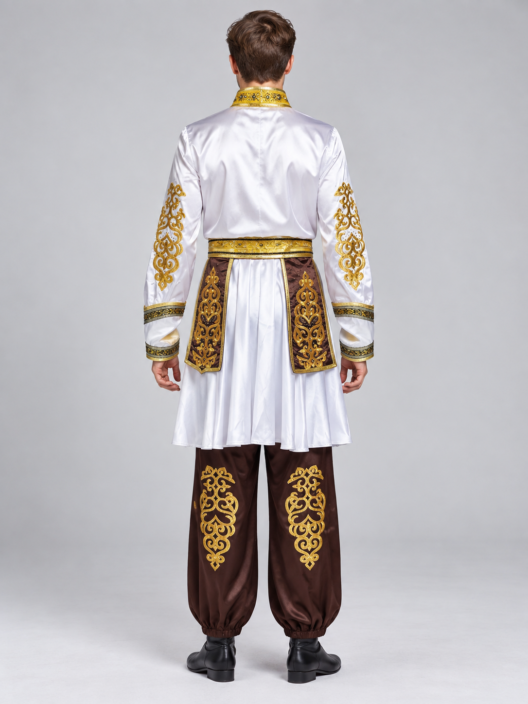 Stage costume for Russian folk dances, white tunic