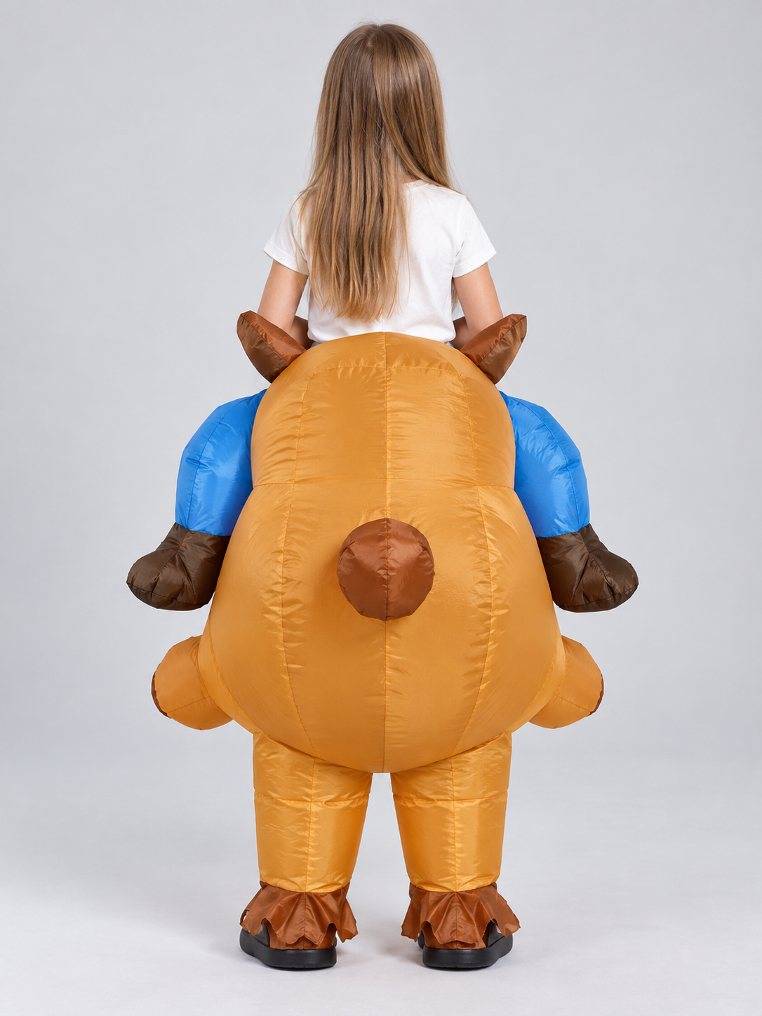 Inflatable Capybara Costume with Cartoon Face
