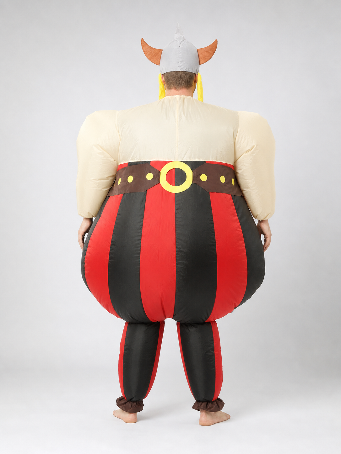 Inflatable Viking Costume with Helmet for Parties